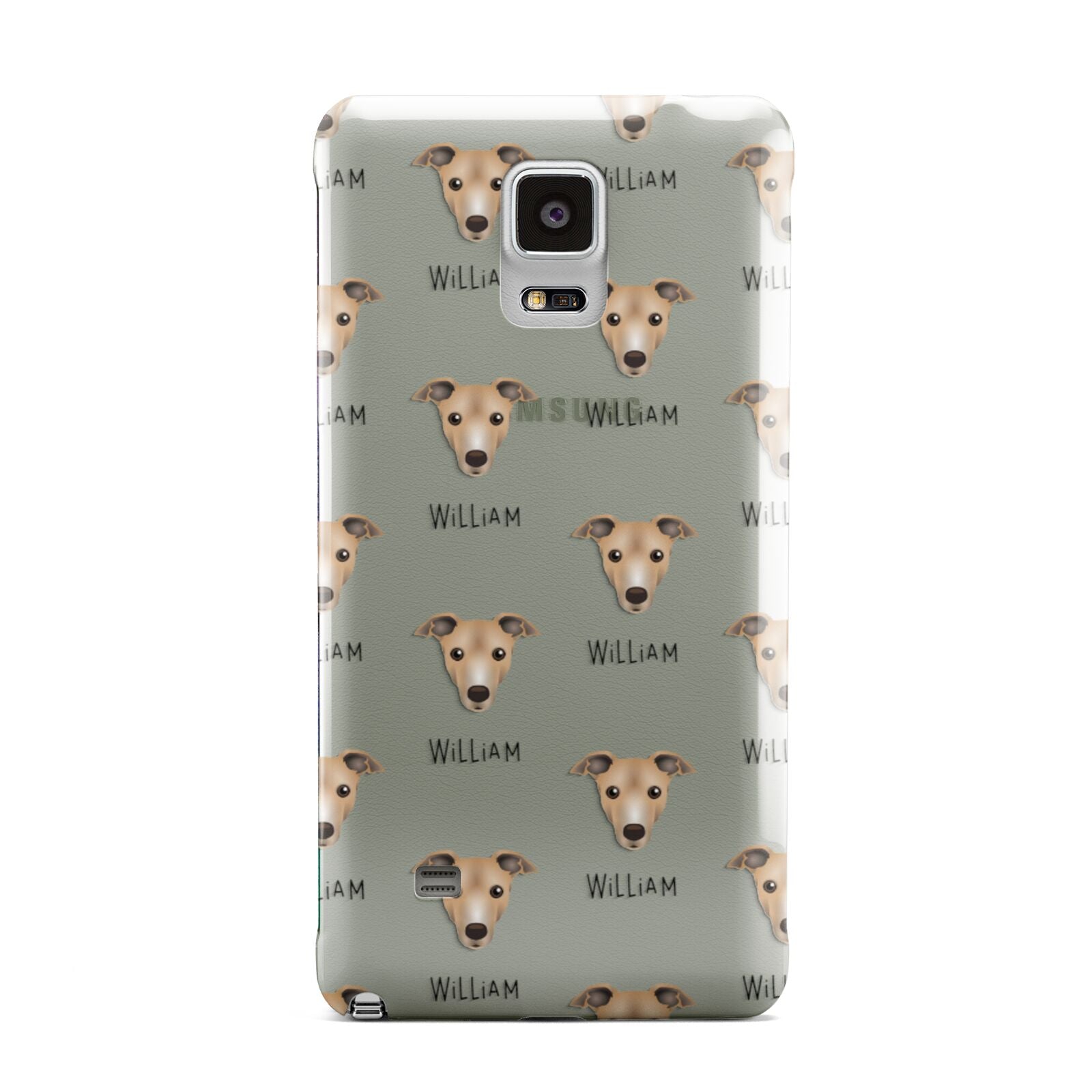 Italian Greyhound Icon with Name Samsung Galaxy Note 4 Case