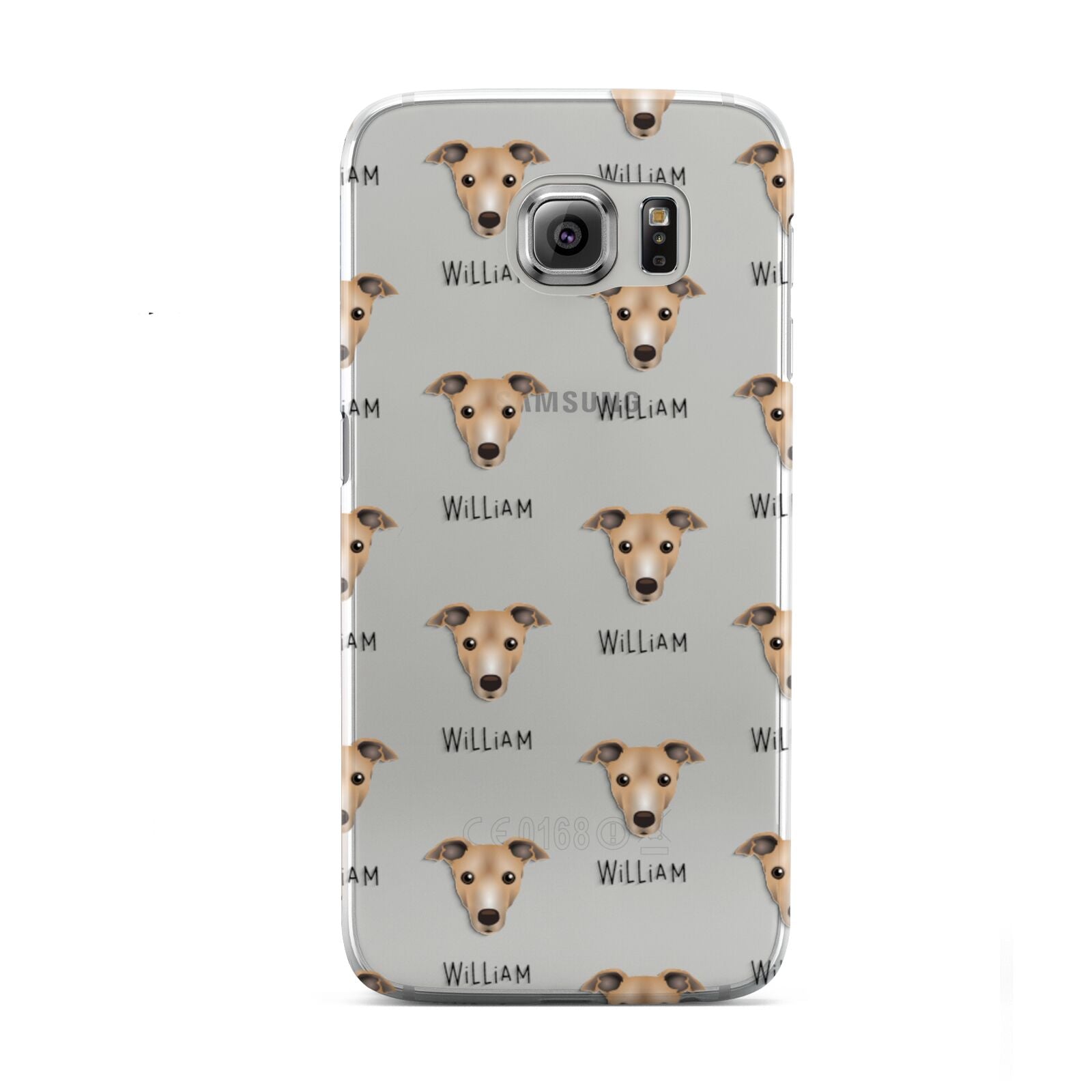 Italian Greyhound Icon with Name Samsung Galaxy S6 Case