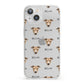 Italian Greyhound Icon with Name iPhone 13 Clear Bumper Case
