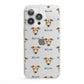 Italian Greyhound Icon with Name iPhone 13 Pro Clear Bumper Case