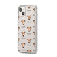 Italian Greyhound Icon with Name iPhone 14 Plus Clear Tough Case Starlight Angled Image