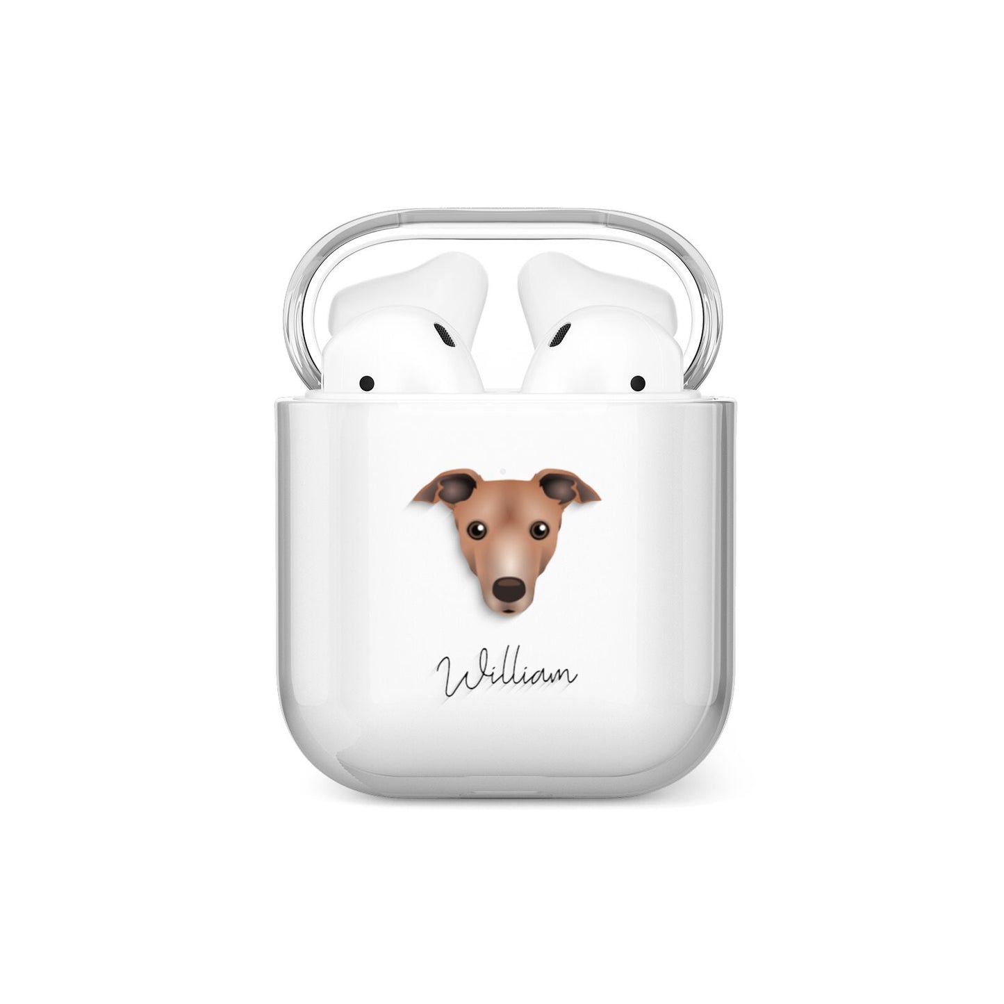 Italian Greyhound Personalised AirPods Case