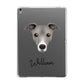 Italian Greyhound Personalised Apple iPad Grey Case
