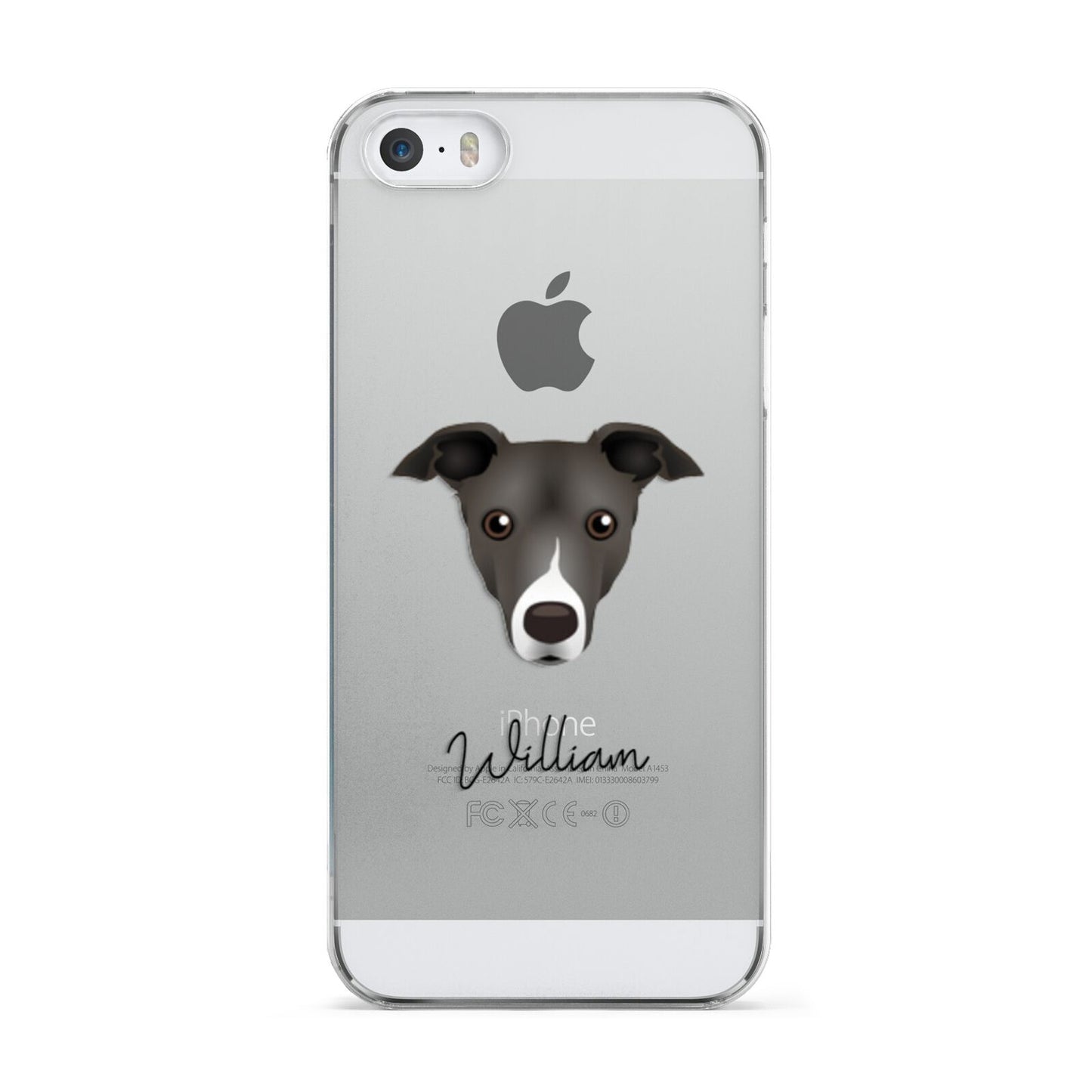 Italian Greyhound Personalised Apple iPhone 5 Case