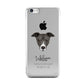 Italian Greyhound Personalised Apple iPhone 5c Case