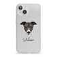 Italian Greyhound Personalised iPhone 13 Clear Bumper Case
