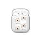 Italian Spinone Icon with Name AirPods Case