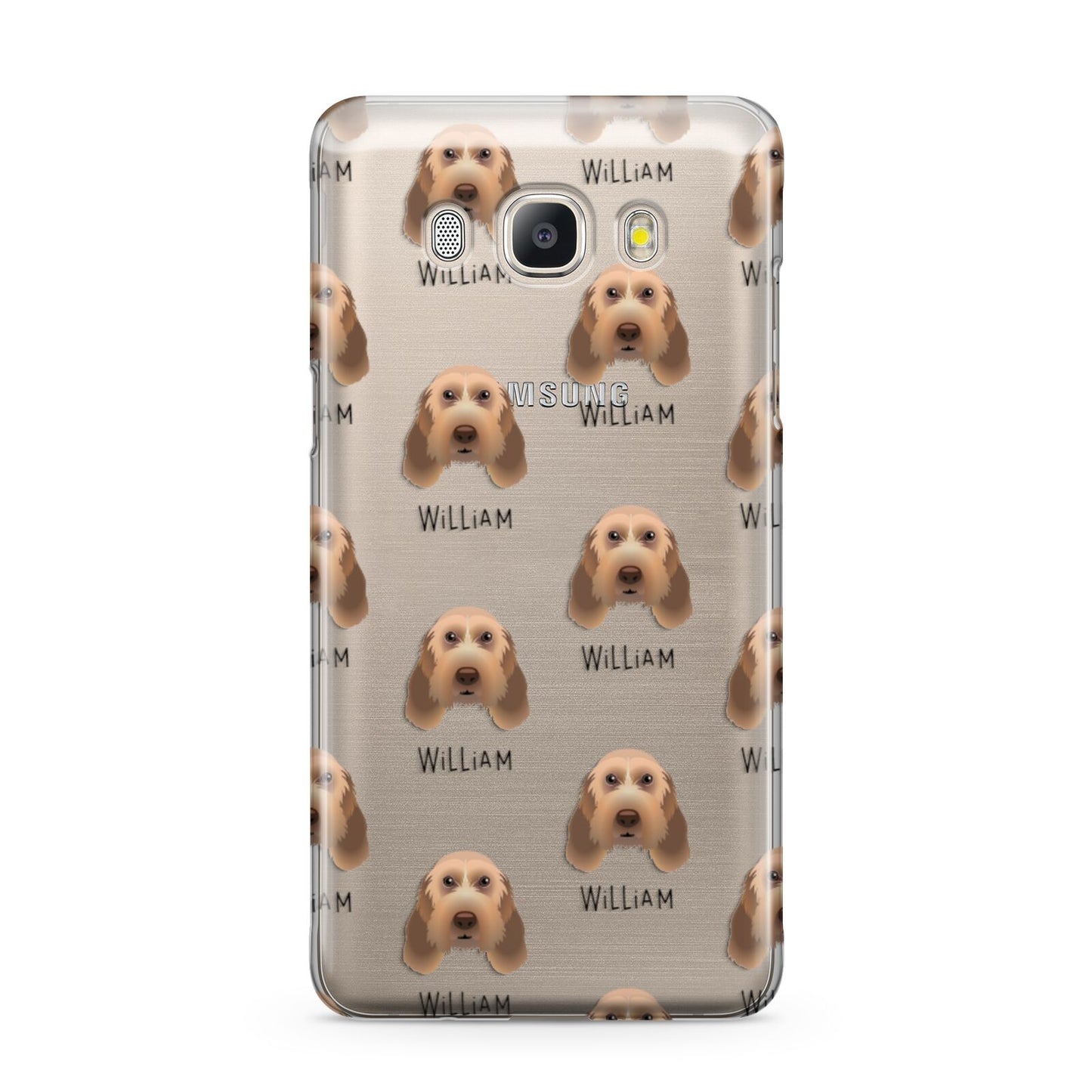 Italian Spinone Icon with Name Samsung Galaxy J5 2016 Case