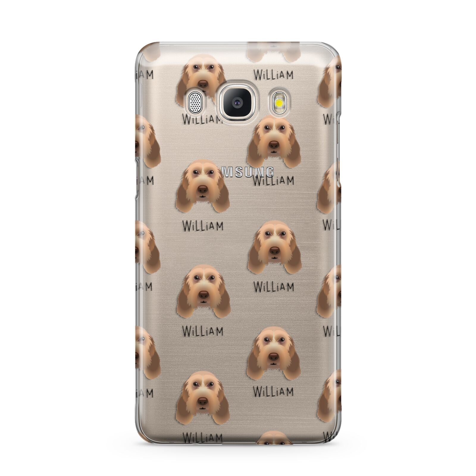 Italian Spinone Icon with Name Samsung Galaxy J5 2016 Case