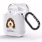Italian Spinone Personalised AirPods Clear Case Side Image