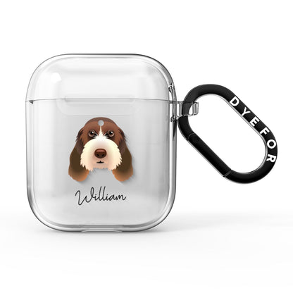 Italian Spinone Personalised AirPods Clear Case