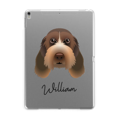 Italian Spinone Personalised Apple iPad Silver Case