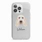 Italian Spinone Personalised iPhone 13 Pro TPU Impact Case with White Edges
