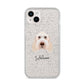 Italian Spinone Personalised iPhone 14 Plus Glitter Tough Case Starlight