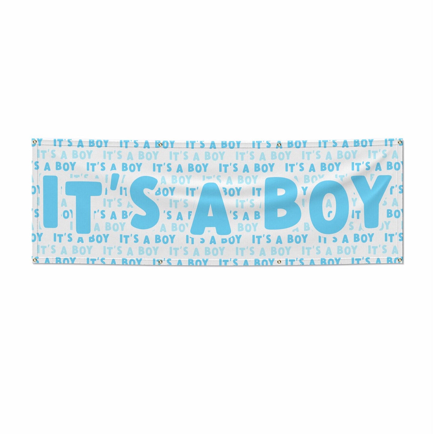 Its a Boy Baby Shower 6x2 Vinly Banner with Grommets