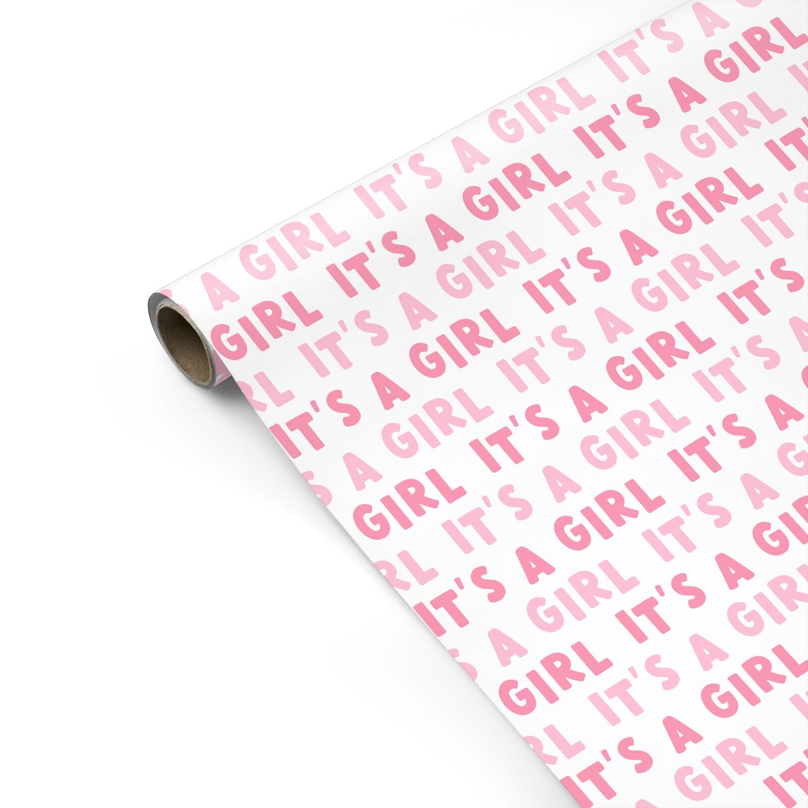Its a Girl Baby Shower Personalised Gift Wrap