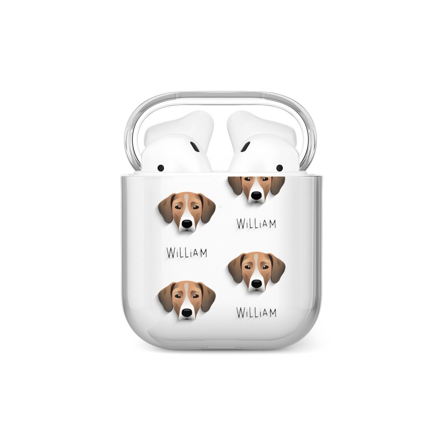 Jack A Bee Icon with Name AirPods Case