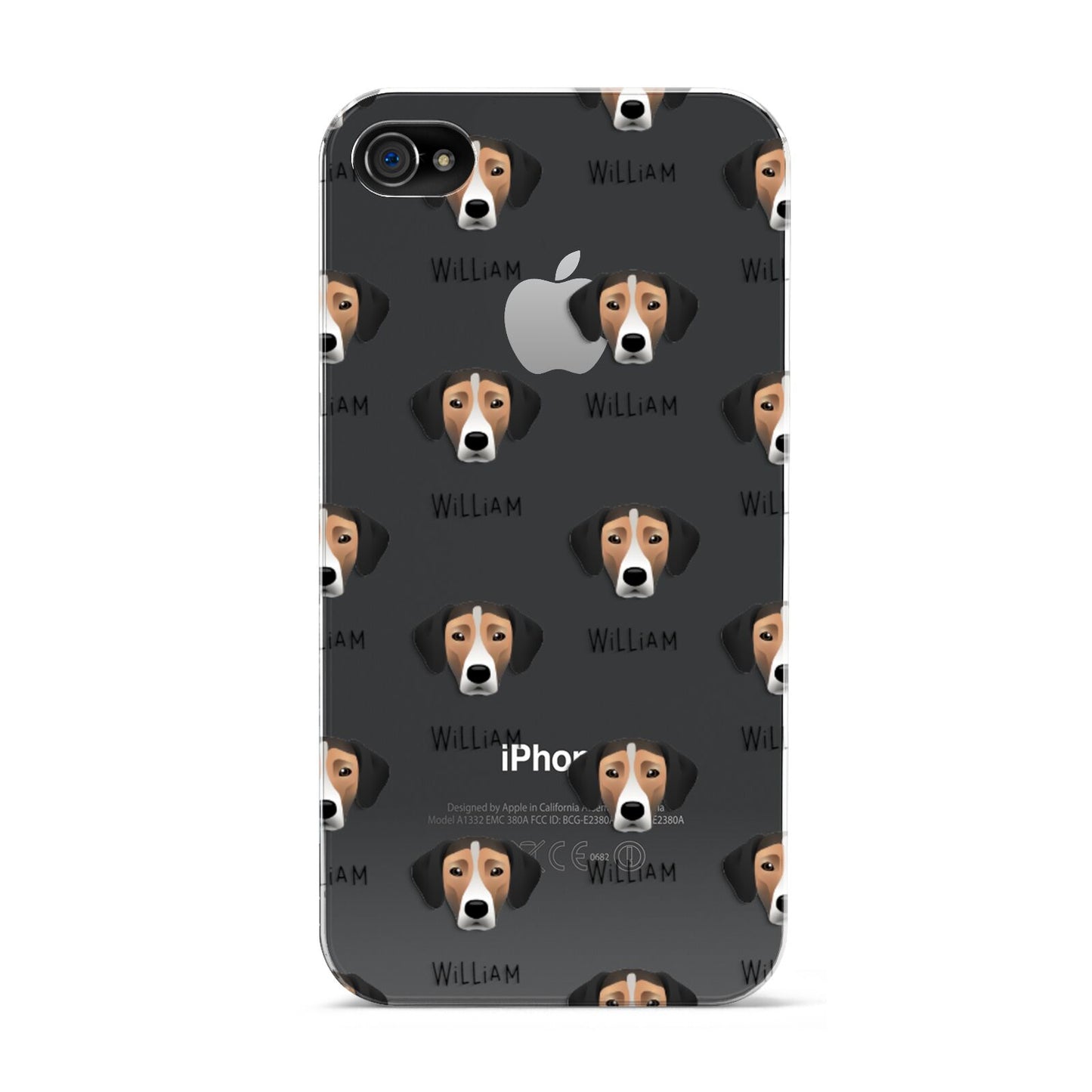 Jack A Bee Icon with Name Apple iPhone 4s Case