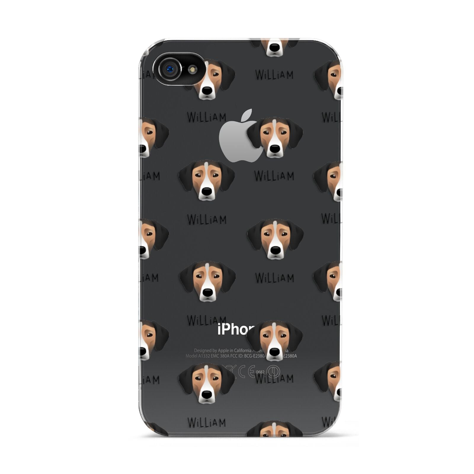 Jack A Bee Icon with Name Apple iPhone 4s Case