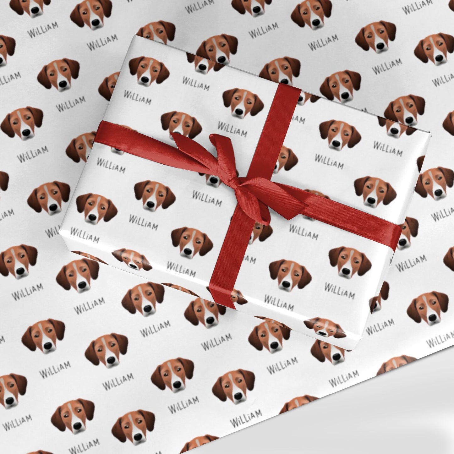 Jack A Bee Icon with Name Custom Wrapping Paper