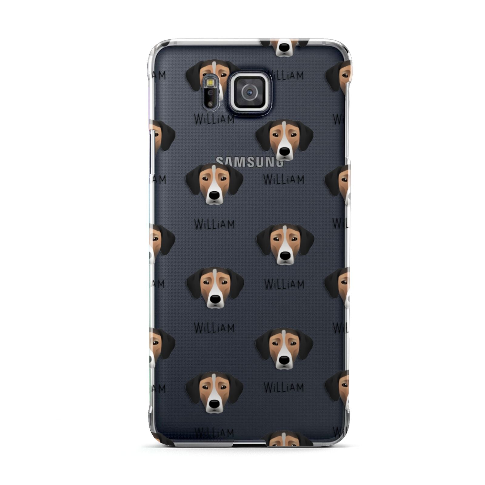 Jack A Bee Icon with Name Samsung Galaxy Alpha Case