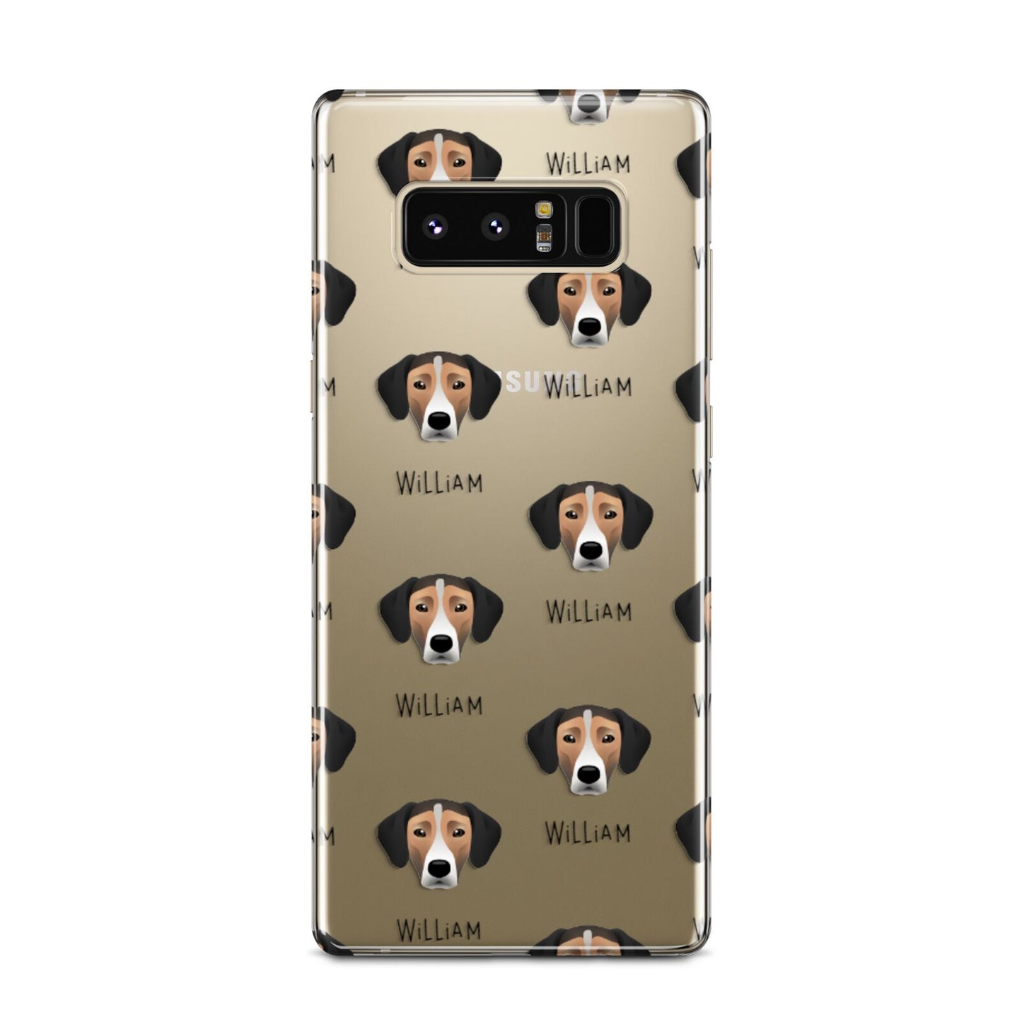 Jack A Bee Icon with Name Samsung Galaxy Note 8 Case