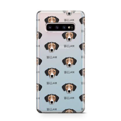 Jack A Bee Icon with Name Samsung Galaxy S10 Case
