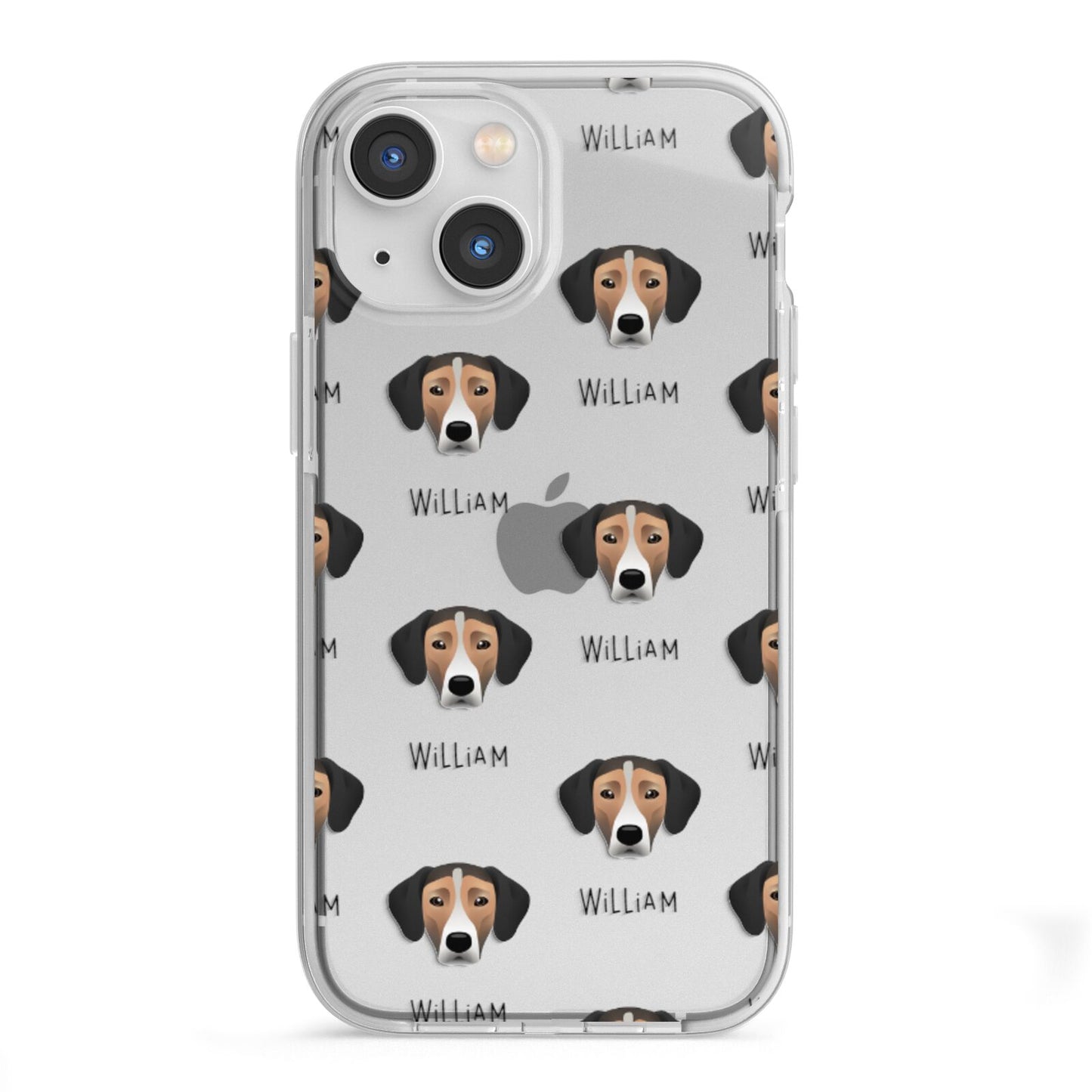 Jack A Bee Icon with Name iPhone 13 Mini TPU Impact Case with White Edges