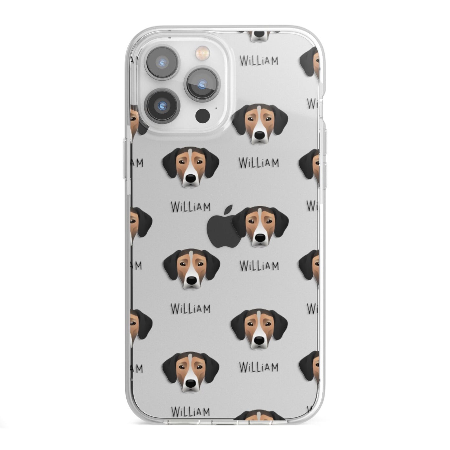 Jack A Bee Icon with Name iPhone 13 Pro Max TPU Impact Case with White Edges