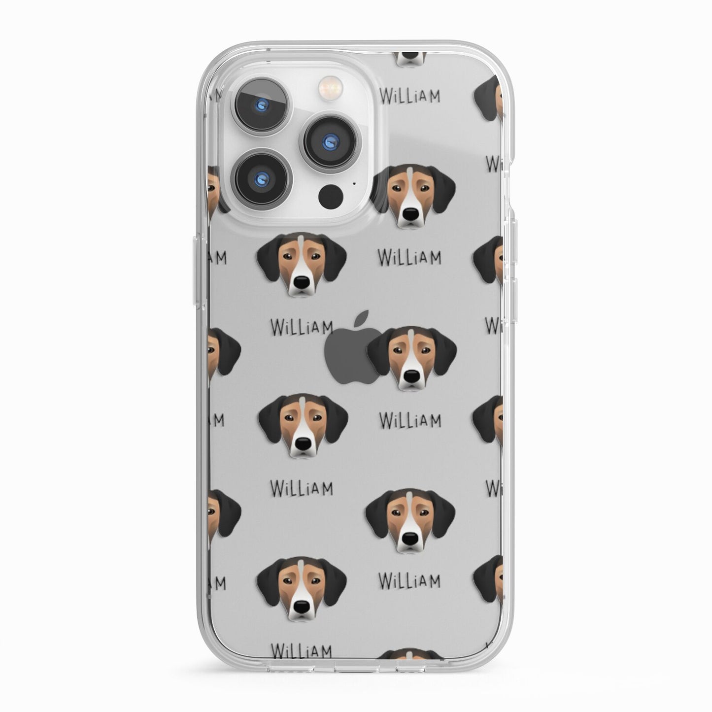 Jack A Bee Icon with Name iPhone 13 Pro TPU Impact Case with White Edges