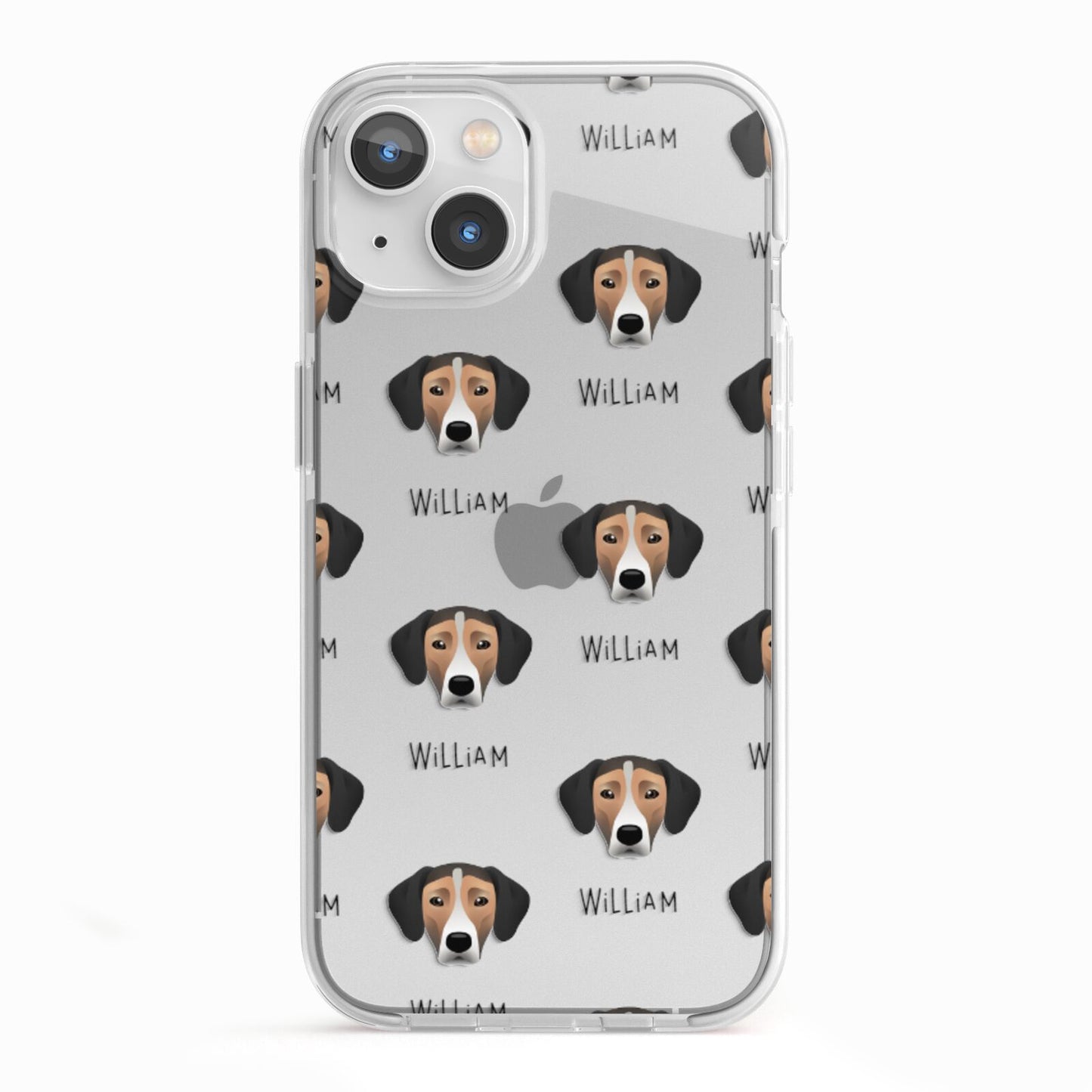 Jack A Bee Icon with Name iPhone 13 TPU Impact Case with White Edges