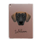 Jack A Bee Personalised Apple iPad Rose Gold Case