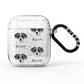 Jack A Poo Icon with Name AirPods Glitter Case