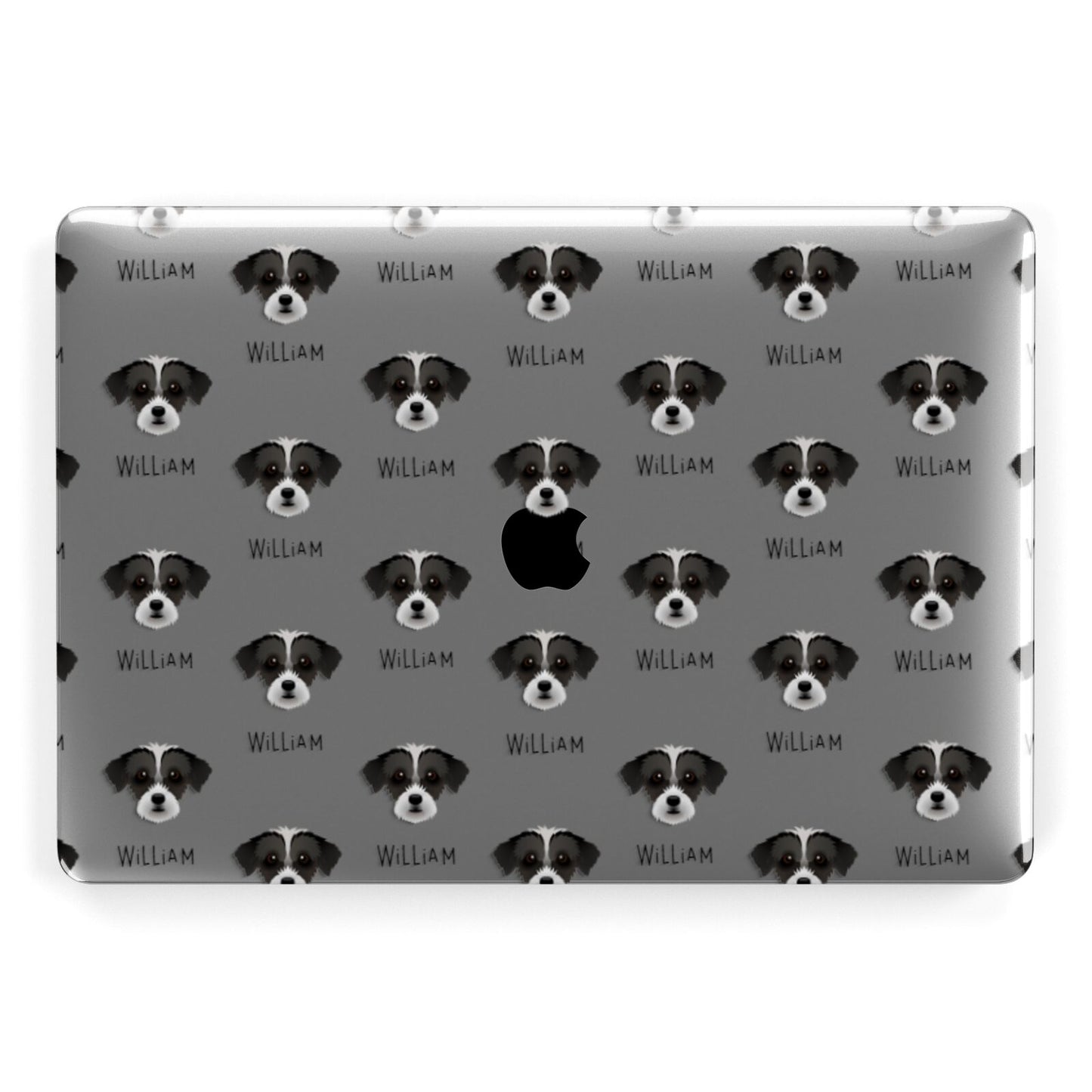 Jack A Poo Icon with Name Apple MacBook Case