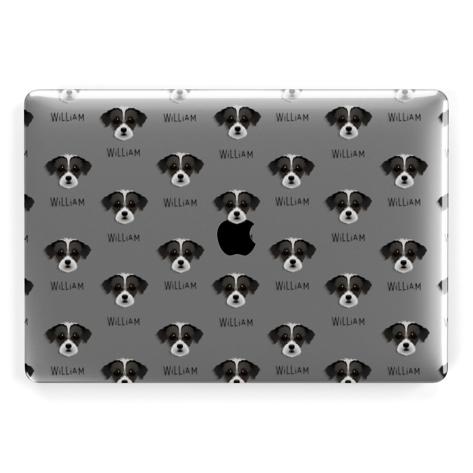 Jack A Poo Icon with Name Apple MacBook Case