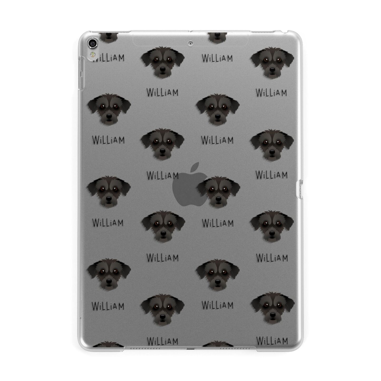 Jack A Poo Icon with Name Apple iPad Silver Case