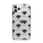 Jack A Poo Icon with Name Apple iPhone 11 Pro in Silver with Bumper Case