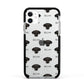 Jack A Poo Icon with Name Apple iPhone 11 in White with Black Impact Case