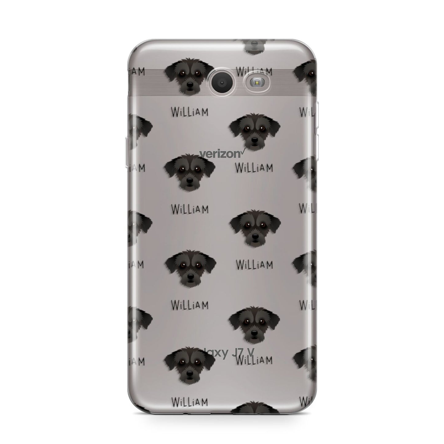 Jack A Poo Icon with Name Samsung Galaxy J7 2017 Case