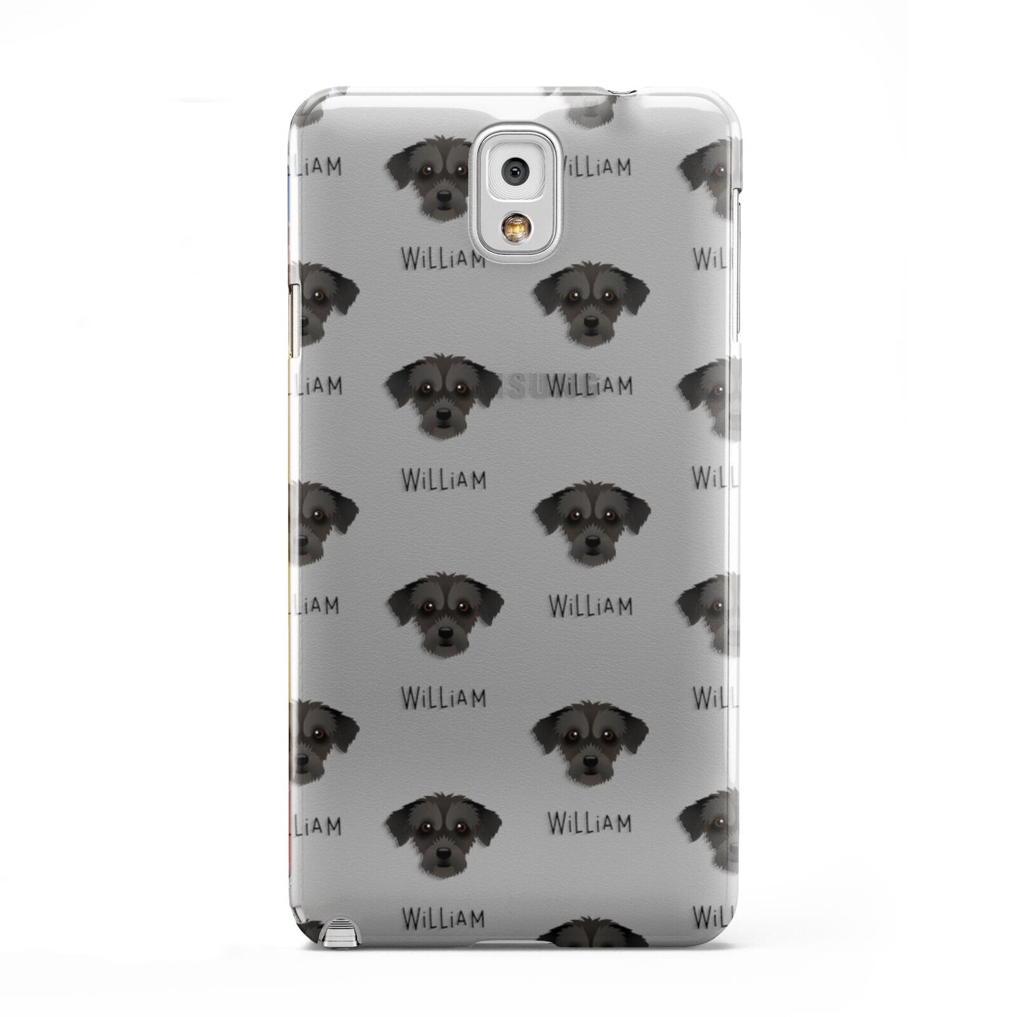 Jack A Poo Icon with Name Samsung Galaxy Note 3 Case