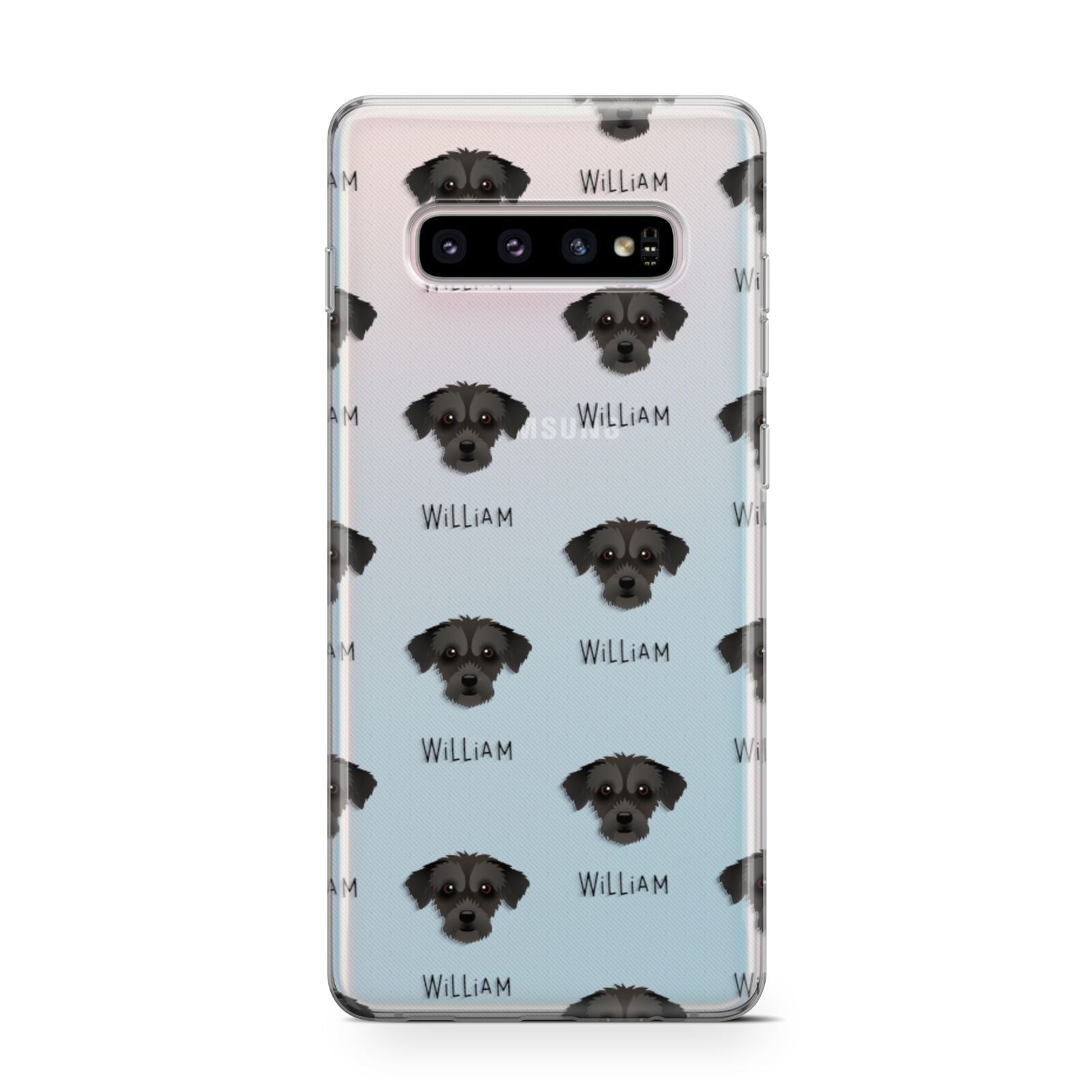 Jack A Poo Icon with Name Samsung Galaxy S10 Case