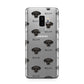 Jack A Poo Icon with Name Samsung Galaxy S9 Plus Case on Silver phone