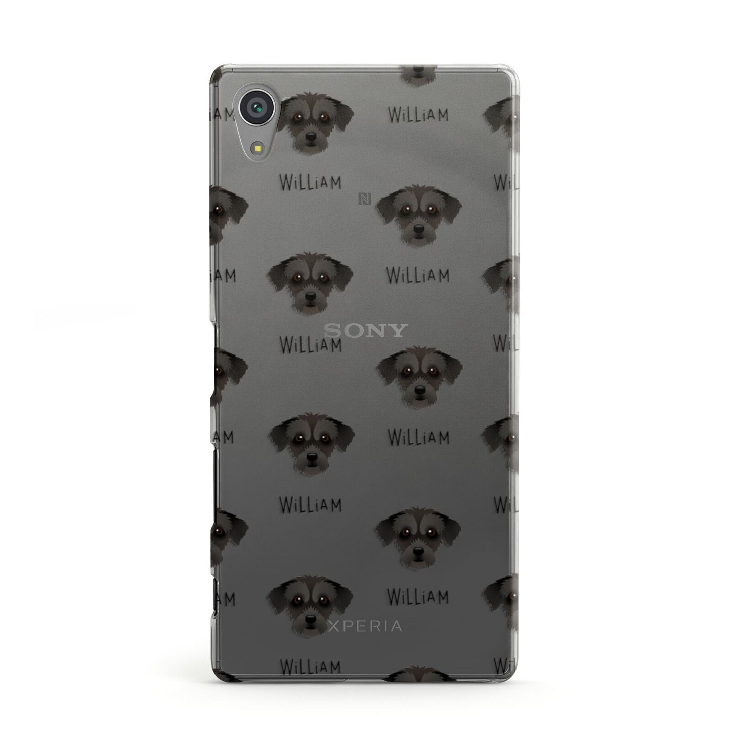 Jack A Poo Icon with Name Sony Xperia Case