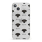 Jack A Poo Icon with Name iPhone 13 Clear Bumper Case