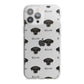 Jack A Poo Icon with Name iPhone 13 Pro Max TPU Impact Case with White Edges