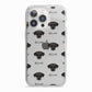 Jack A Poo Icon with Name iPhone 13 Pro TPU Impact Case with White Edges