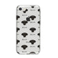 Jack A Poo Icon with Name iPhone 8 Bumper Case on Silver iPhone