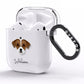 Jack A Poo Personalised AirPods Clear Case Side Image