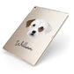Jack A Poo Personalised Apple iPad Case on Gold iPad Side View