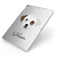 Jack A Poo Personalised Apple iPad Case on Silver iPad Side View